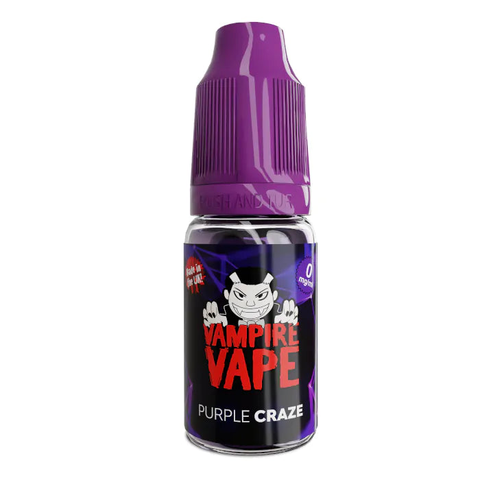 Vampire Vape - Purple Craze 10ml (INCLUDES EXCISE DUTY) The Vape Store - Malta Vampire Vape - Purple Craze 10ml (INCLUDES EXCISE DUTY) The Vape Store - Malta