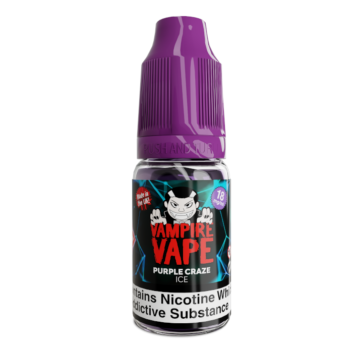 Vampire Vape - Purple Craze Ice 10ml (INCLUDES EXCISE DUTY) The Vape Store - Malta Vampire Vape - Purple Craze Ice 10ml (INCLUDES EXCISE DUTY) The Vape Store - Malta