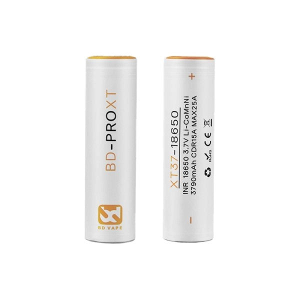 BD VAPE - 18650 Battery - (PRO-XT37) 3790mAh 25A The Vape Store - Malta BD VAPE - 18650 Battery - (PRO-XT37) 3790mAh 25A The Vape Store - Malta