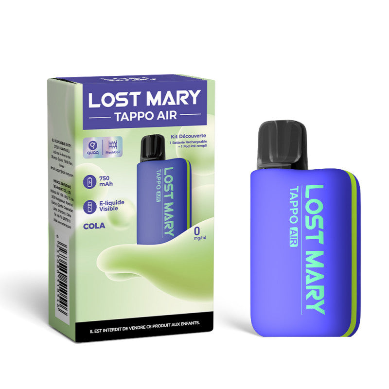 Lost Mary Tappo Air KIT - 600 Puff Semi Disposable Vape Pen By Elf Bar The Vape Store - Malta Lost Mary Tappo Air KIT - 600 Puff Semi Disposable Vape Pen By Elf Bar The Vape Store - Malta