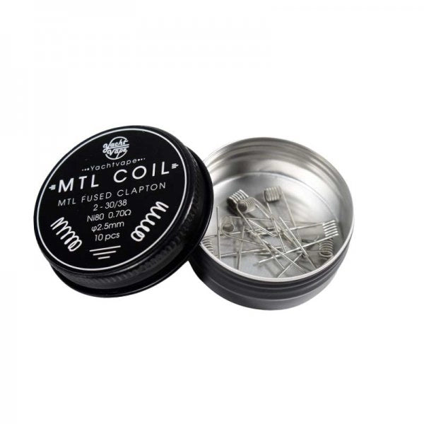MtL Fused Clapton Ni80 Pre-Rolled Coils (10Pcs) by Yachtvape The Vape Store - Malta MtL Fused Clapton Ni80 Pre-Rolled Coils (10Pcs) by Yachtvape The Vape Store - Malta