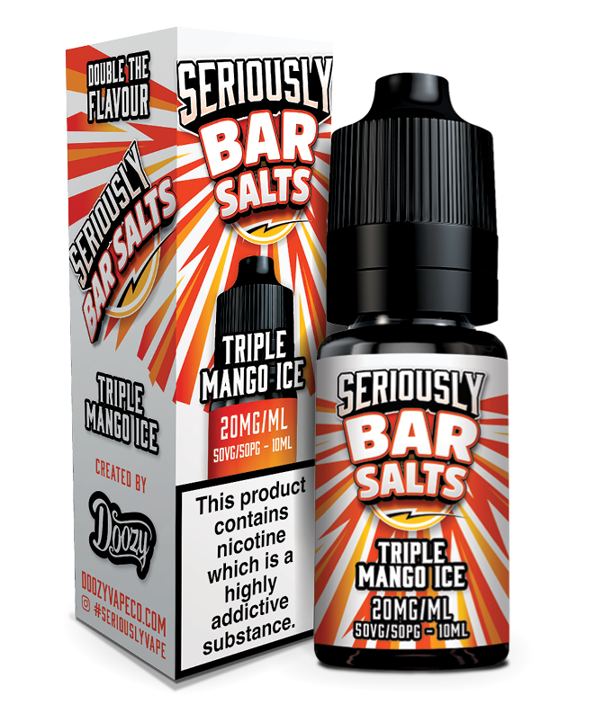 Seriously Bar Salts Nic Salt Range 10ml by Doozy Vape