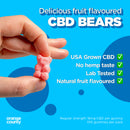 Orange County - CBD Gummies Mixed Fruit Bears (Grab Bag)