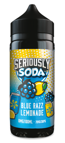 Blue Razz Lemonade 100ml Shortfill by Doozy Vape - Seriously Soda Range (Inc Free Nic Shots)