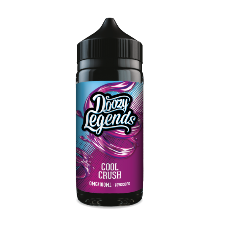 Cool Crush 100ml Shortfill by Doozy Vape - Doozy Legends Range (Inc Free Nic Shots)