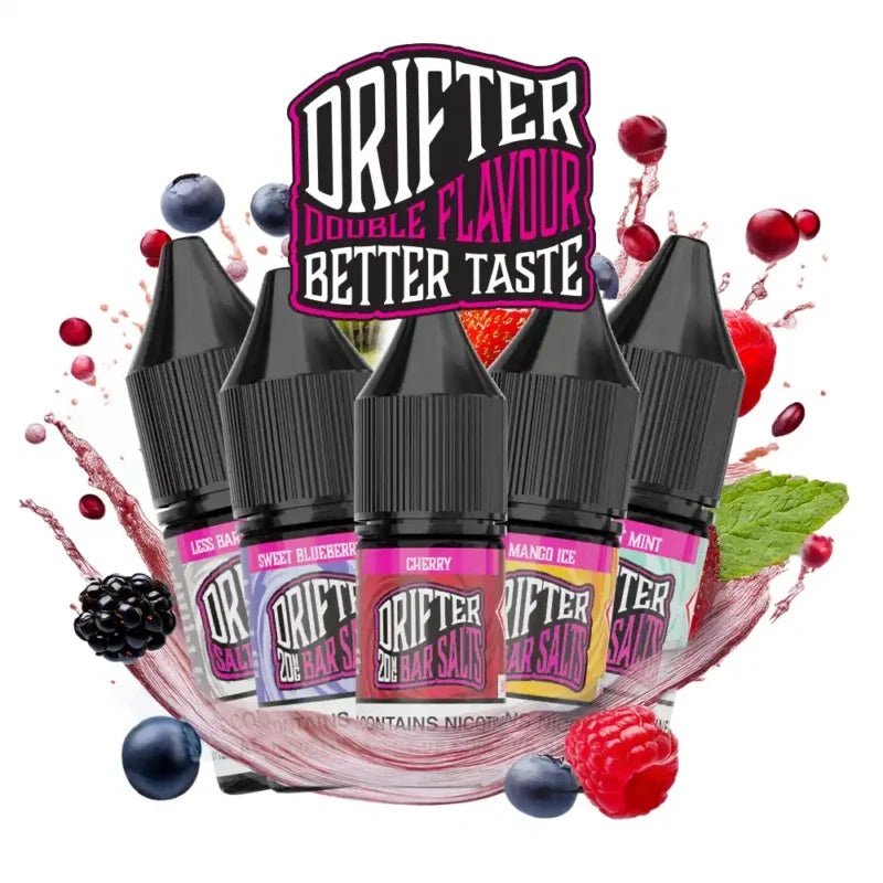 Drifter - Bar Salts Nic Salts 10ml (INCLUDES EXCISE DUTY)