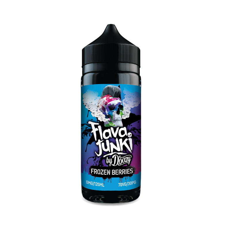 Frozen Berries 100ml Shortfill by Doozy Vape - Flava Junki Range (Inc Free Nic Shots)