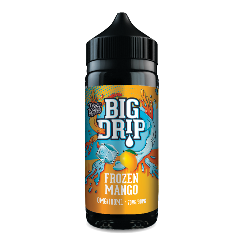 Frozen Mango 100ml Shortfill by Doozy Vape - Big Drip Range (Inc Free Nic Shots)