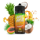 Papaya, Pineapple & Coconut EXOTIC FRUITS 100ml Shortfill by Just Juice (Including Free Nic Shots)