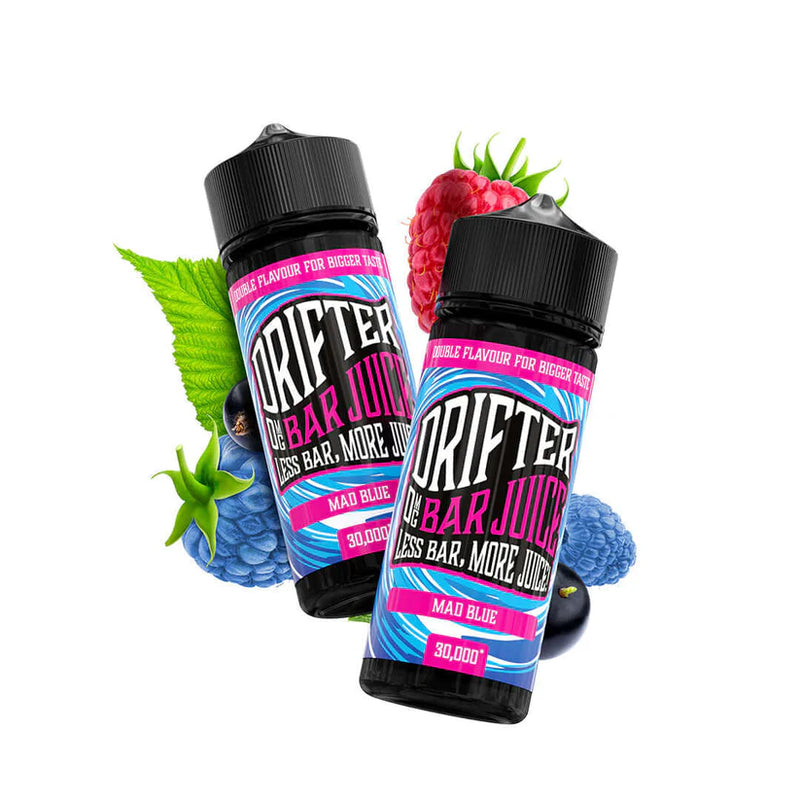 Drifter Bar - Mad Blue 100ml Shortfill (INCLUDES EXCISE DUTY)