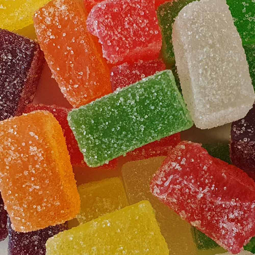 Orange County - CBD Gummies Mixed Fruit Cubes (Grab Bag)