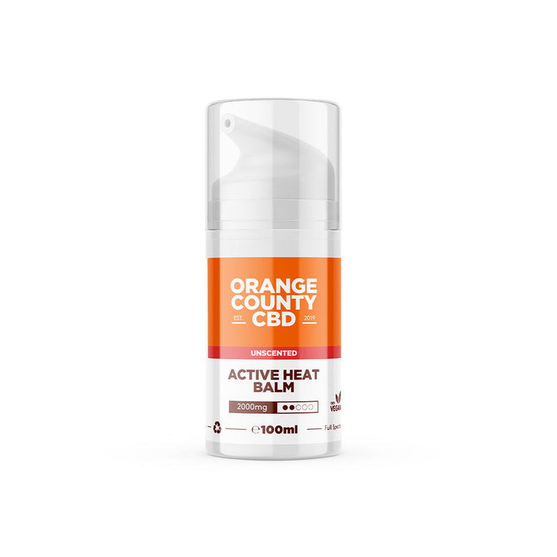 Active Heat Balm (2000mg) 100ml By Orange County CBD
