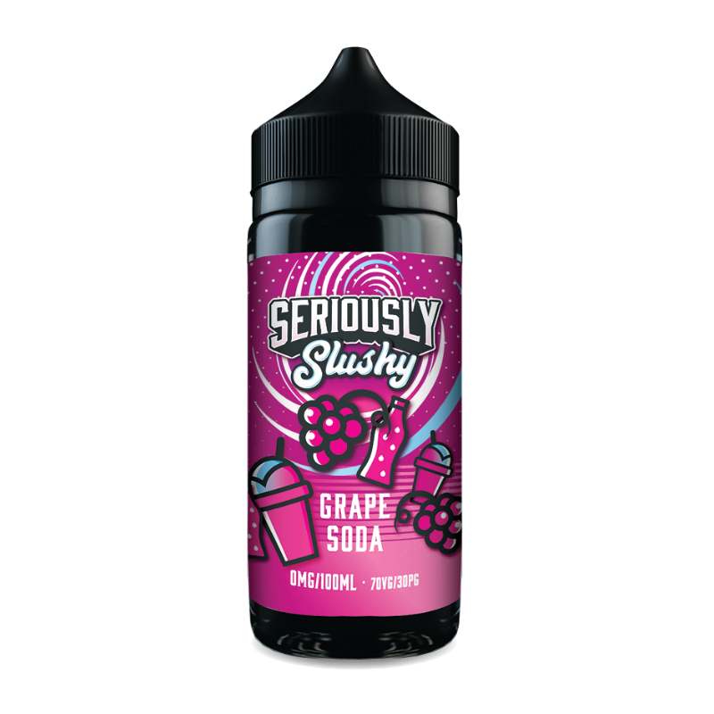 Grape Soda 100ml Shortfill by Doozy Vape - Seriously Slushy Range (Inc Free Nic Shots)