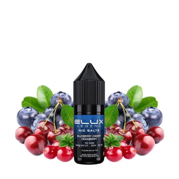 Elux Nic Salts - Blueberry Cherry Cranberry (INCLUDES EXCISE DUTY)