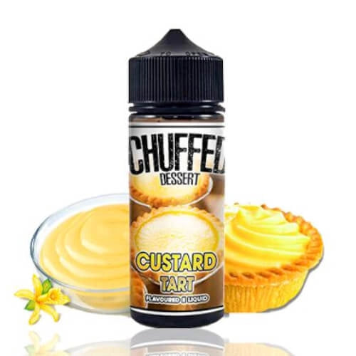 Custard Tart 100ml Shortfill by Chuffed Dessert (Inc Free Nic Shots)