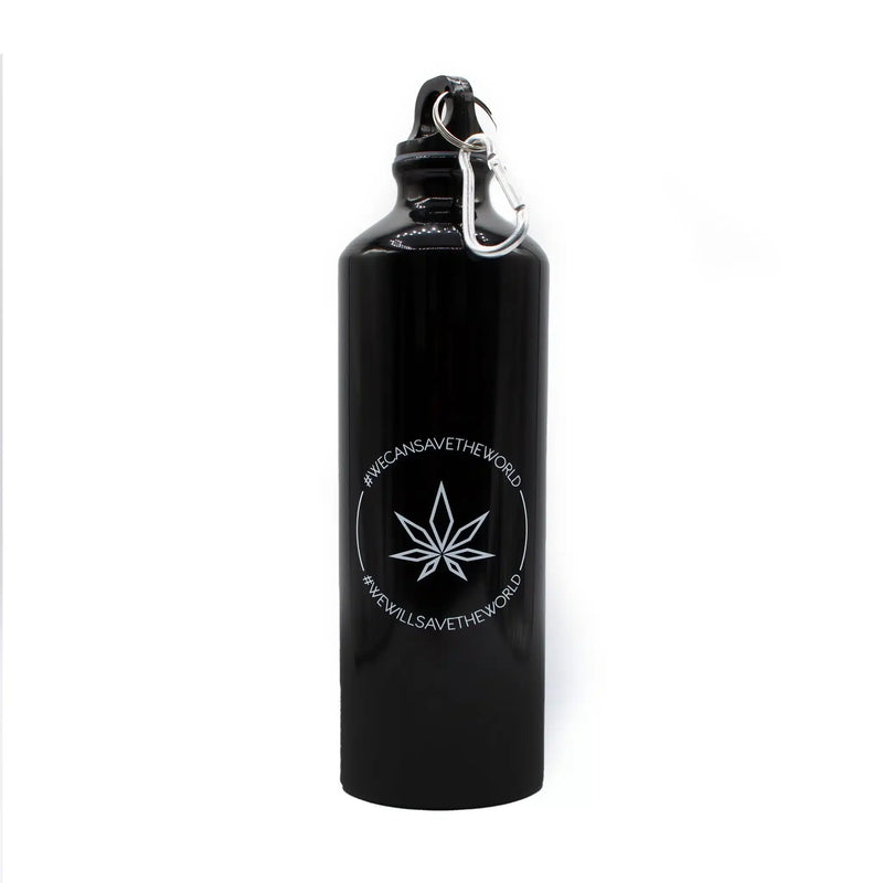 Crystal Weed Aluminium Thermal Drinking Bottle - 750ml