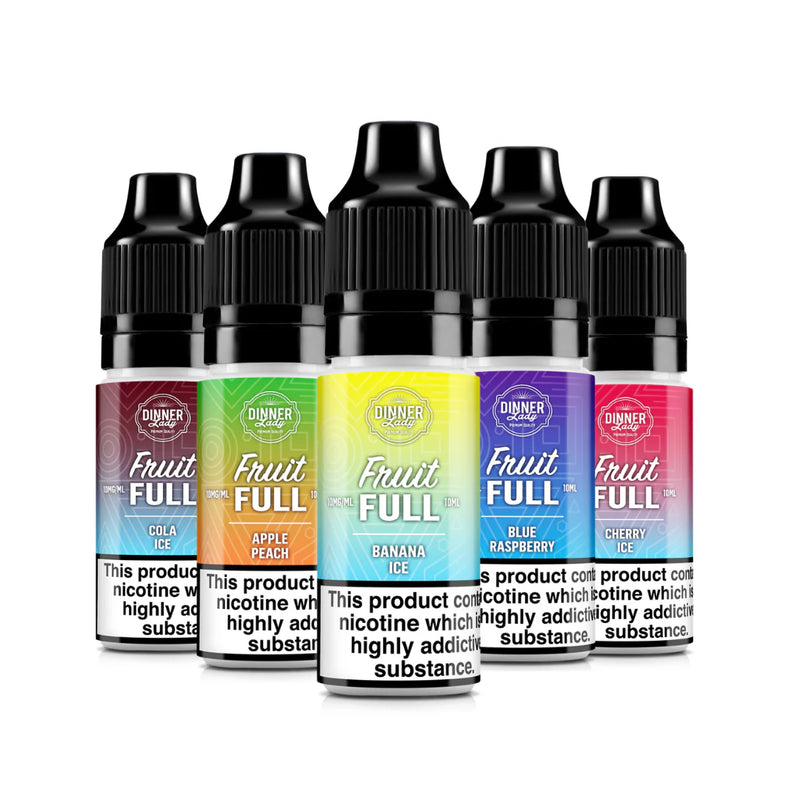 Dinner Lady FRUIT FULL Nic Salt 10ml | 16 Flavours | Includes Duty The Vape Store - Malta Dinner Lady FRUIT FULL Nic Salt 10ml | 16 Flavours | Includes Duty The Vape Store - Malta