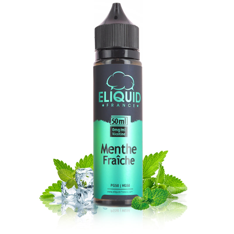 Menthe Fraiche (Fresh Mint) (50/50) 50ml Shortfill By Eliquid France (Inc Free Nic Shot)