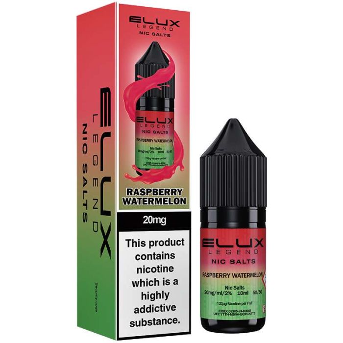 Elux Nic Salts - Raspberry Watermelon (INCLUDES EXCISE DUTY)