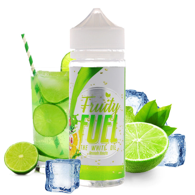 The White Oil 100ml Shortfill by Fruity Fuel (Inc Free Nic Shots)