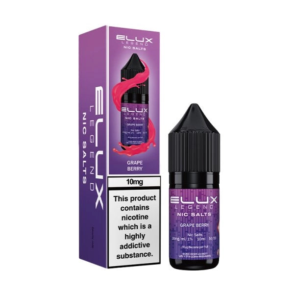 Elux Nic Salts - Grape Berry (INCLUDES EXCISE DUTY)