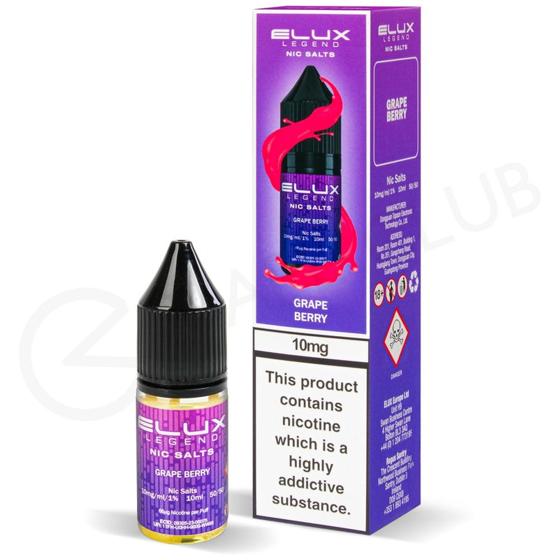 Elux Nic Salts - Grape Berry (INCLUDES EXCISE DUTY)