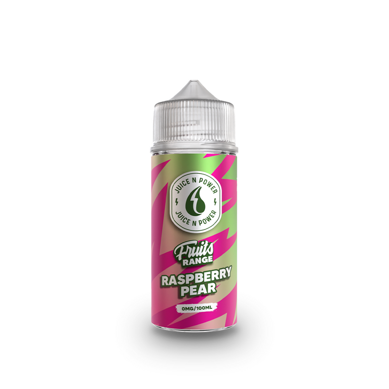 Raspberry Pear 100ml Shortfill by Juice & Power (Inc Free Nic Shots)