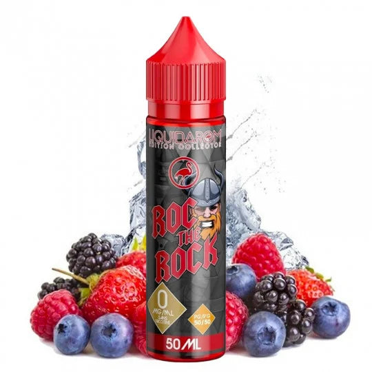 Roc The Rock 50/50 Shortfill 50ml by Liquidarom (Free Nic Shot Included)