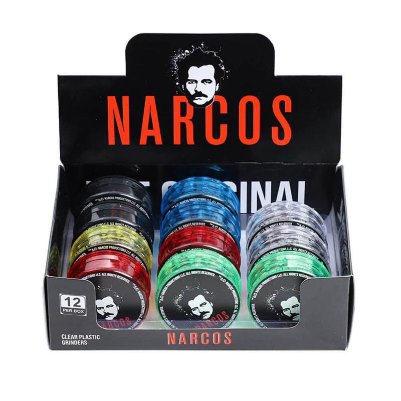 Narcos - Plastic Transparent Grinder (Random Colour)
