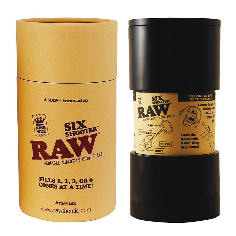 Six Shooter Variable Cone Filler By Raw