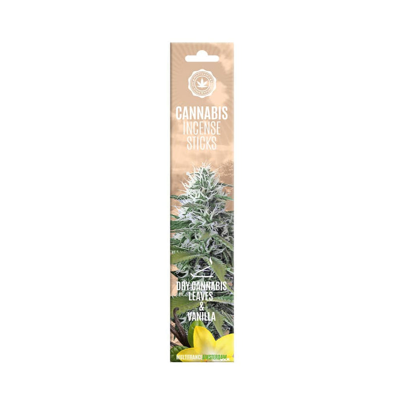 MultiTrance - Dry Cannabis Leaves & Vanilla Incense Sticks