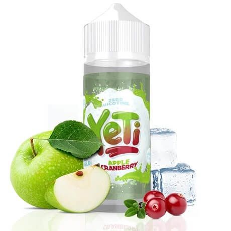 Apple Cranberry (With Ice) 100ml Shortfill by Yeti (Including Free Nic Shots)