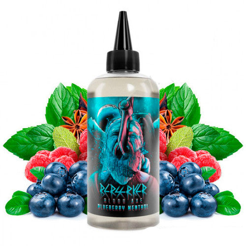 Blueberry Menthol Berserker 200ml Short Fill by Joe's Juice (Inc Free Nic Shots)