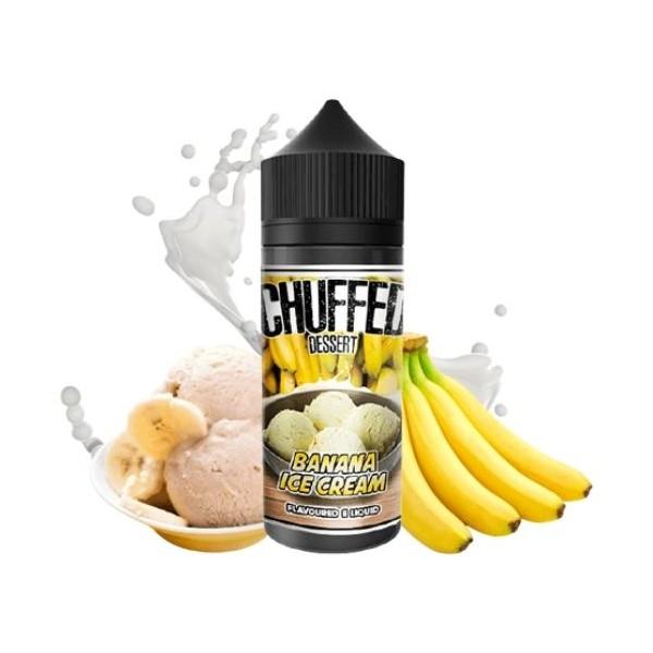 Banana Ice Cream 100ml Shortfill by Chuffed Dessert (Inc Free Nic Shots)