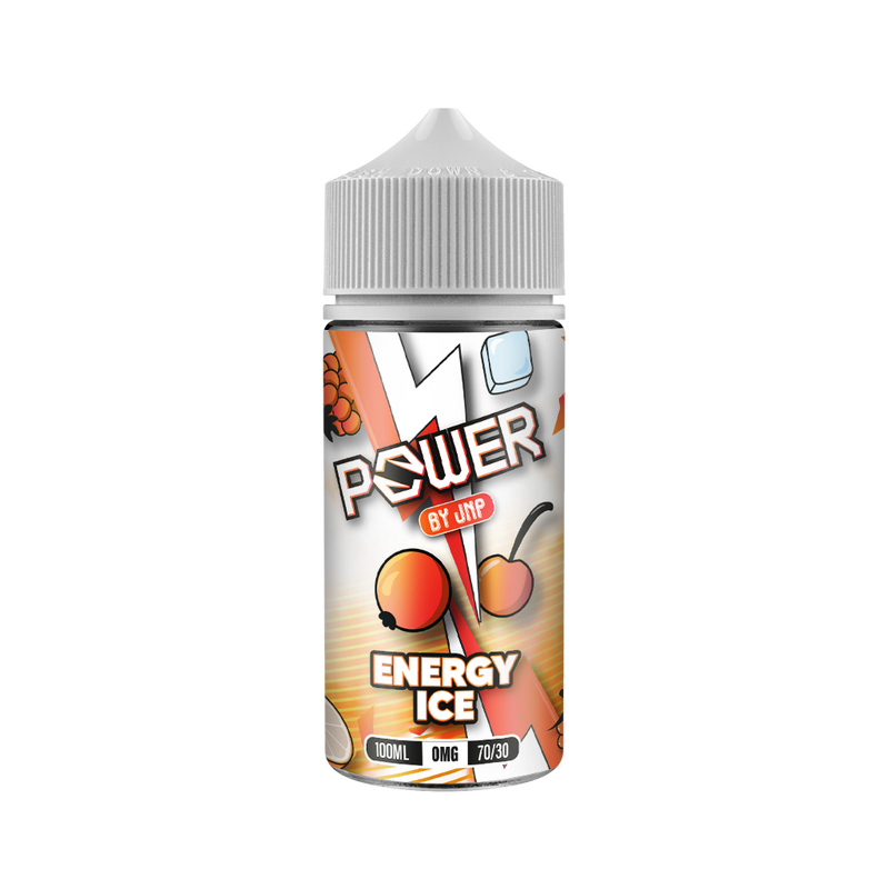 Energy Ice (Red Bull) 100ml Shortfill by Juice & Power (Inc Free Nic Shots)