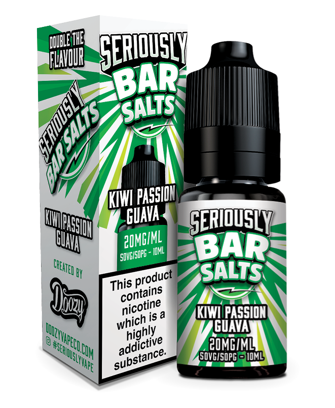 Seriously Bar Salts Nic Salt Range 10ml by Doozy Vape