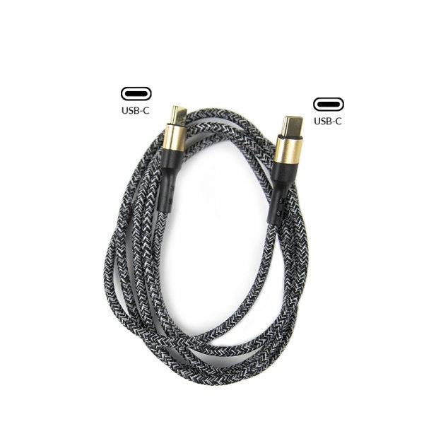 USB - Type-C To Type-C Gold 60W Plated Charger Cable