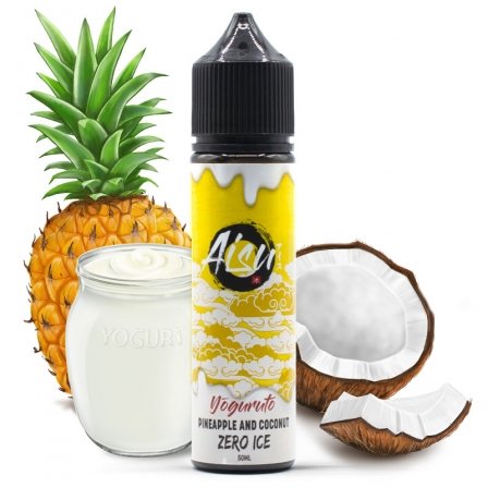 Pineapple & Coconut Yogurt (Zero Ice) (50/50) 50ml Shortfill By Aisu (Free Nic Shot Included)