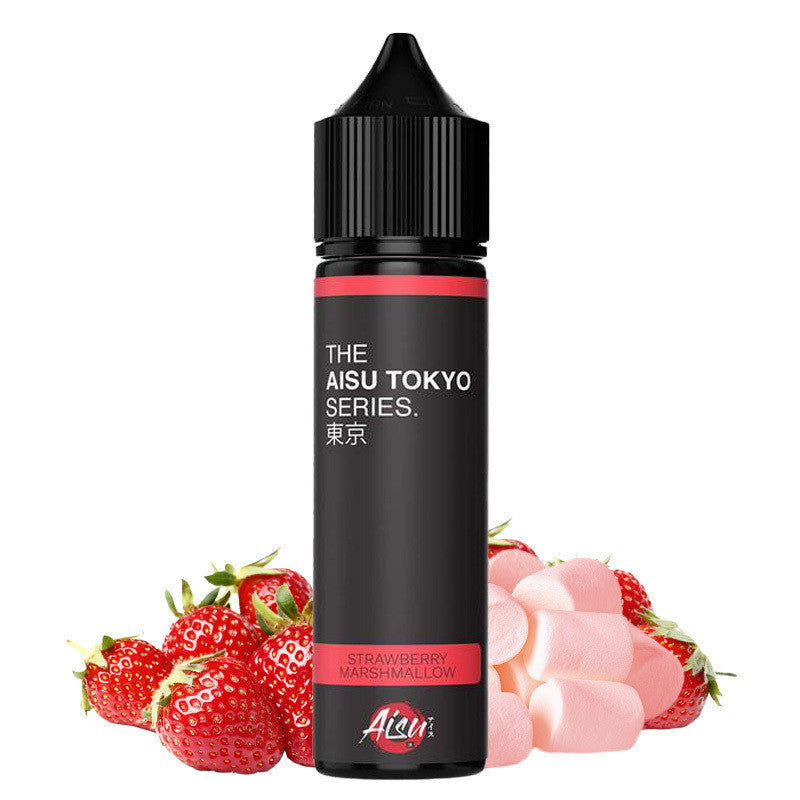 Strawberry & Marshmallow (70/30) 50ml Shortfill by Aisu (Free Nic Shot Included)