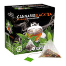 Silver Haze CBD Infused Black Pyramid Tea Bags (20PCS) By Amsterdam XXX