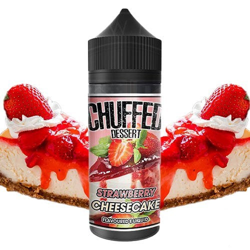 Strawberry Cheesecake 100ml Shortfill by Chuffed Desserts (Inc Free Nic Shots)