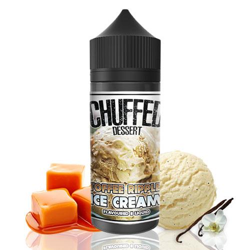 Toffee Ripple Ice Cream 100ml Shortfill by Chuffed Desserts (Inc Free Nic Shots)