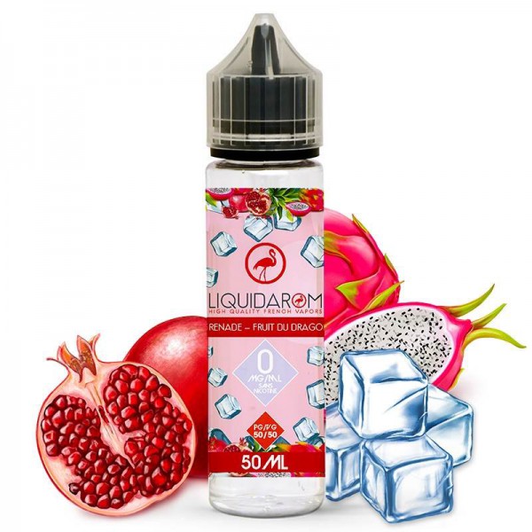 Pomegranate & Dragon Fruit (Grenade Fruit Du Dragon) 50ml - 50/50 Shortfill by LiquidArom (Free Nic Shot)