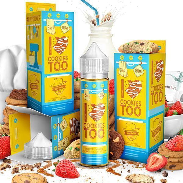 I Love Cookies Too - 50ml Shortfill by Mad Hatter (Free Nic Shot Included)
