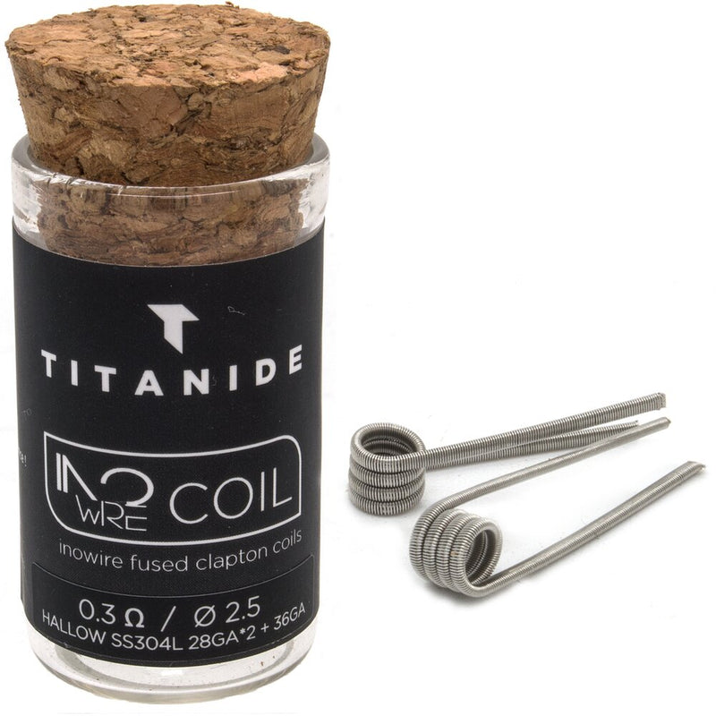 Titanide - Inowire Fused Clapton Premium Pre-Rolled Coils - 2 pcs