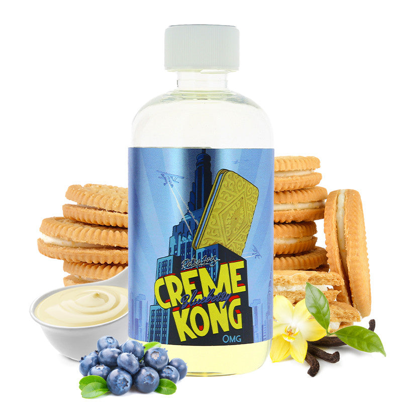 Creme Kong Blueberry - 200ml Shortfill by Joes Juice (Inc Free Nic Shots)