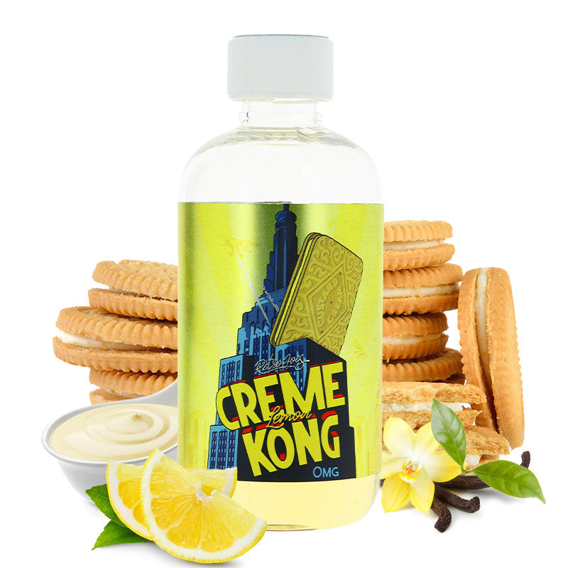 Creme Kong Lemon - 200ml Shortfill by Joes Juice (Inc Free Nic Shots)