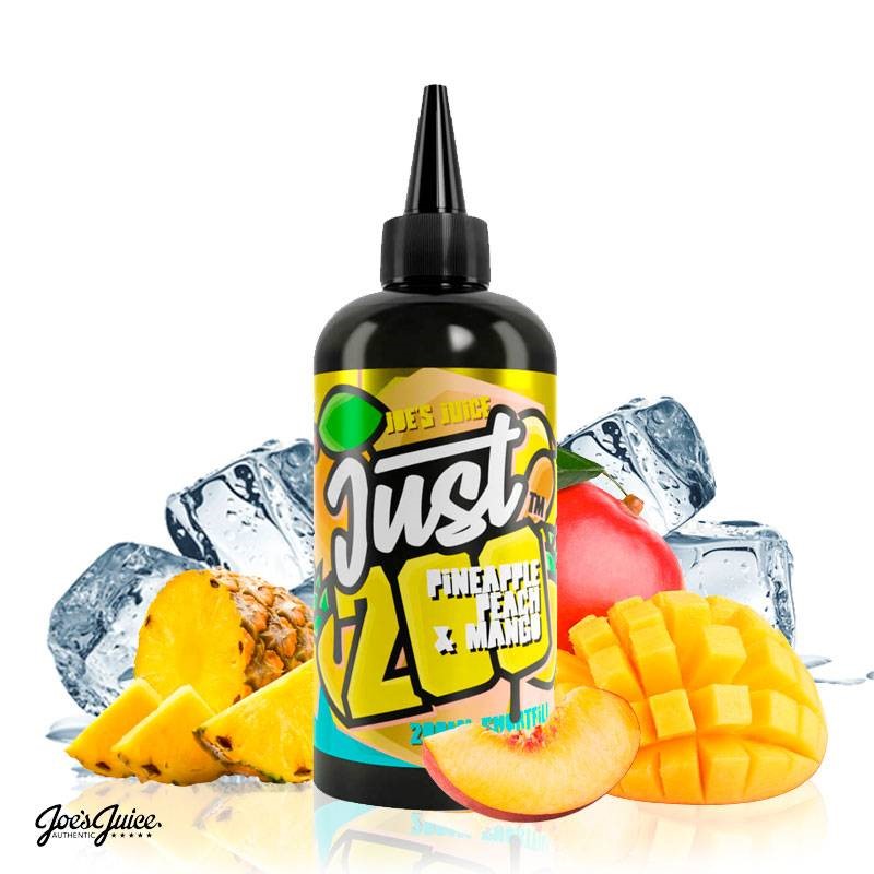 Pineapple, Peach & Mango (Just 200) 200ml Short Fill by Joe's Juice (Inc Free Nic Shots)