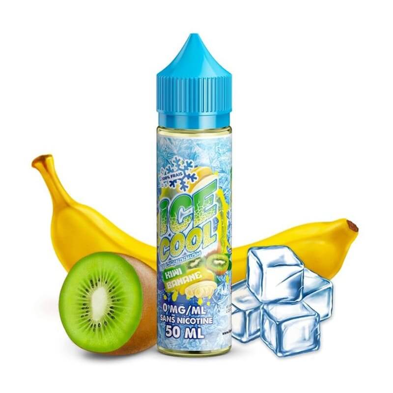 Kiwi & Banana (Kiwi Banane) Ice Cool 50ml 50/50 by LiquidArom (Free Nic Shot Included)