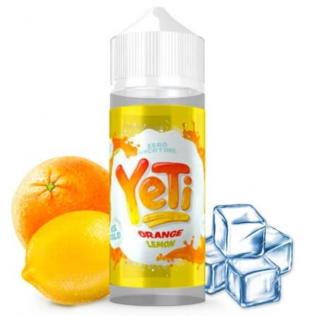 Orange & Lemon (With Ice) 100ml Shortfill by Yeti (Including Free Nic Shots)